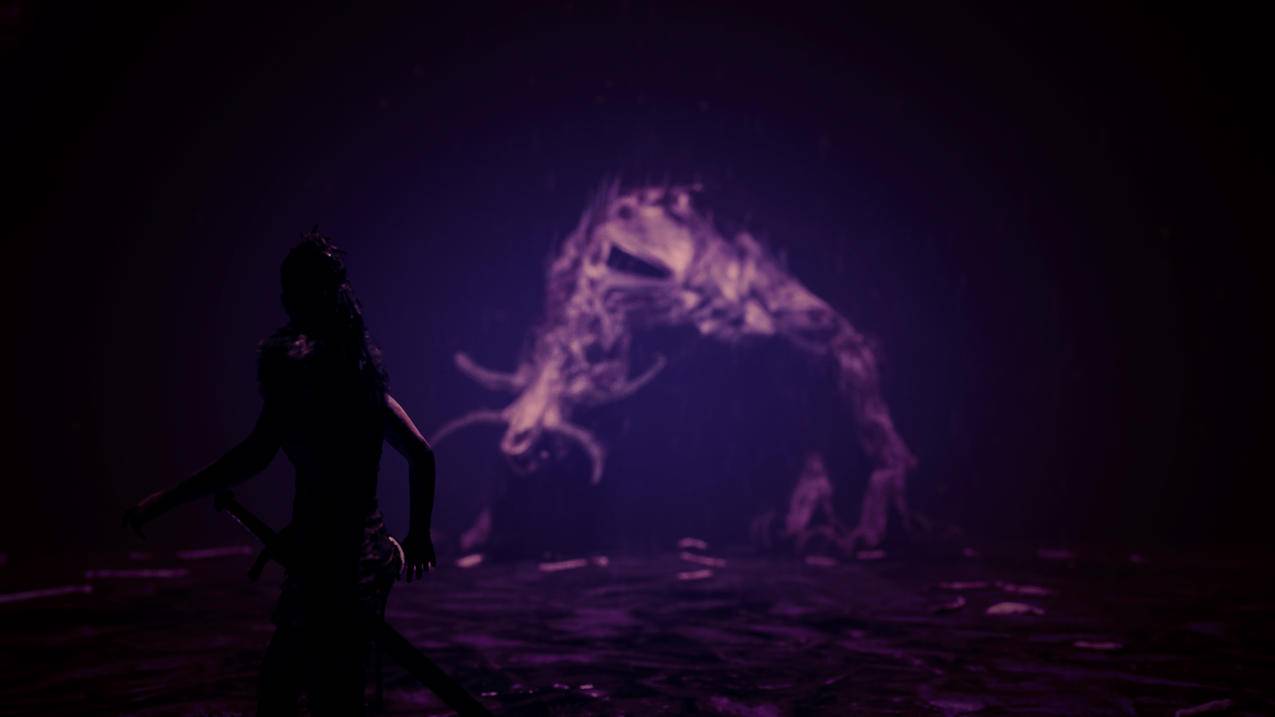 Hellblade：Seuua,&,039,S祭祀,截屏,NvidiaANSEL,敌人,剑,Fenrir,Seuua