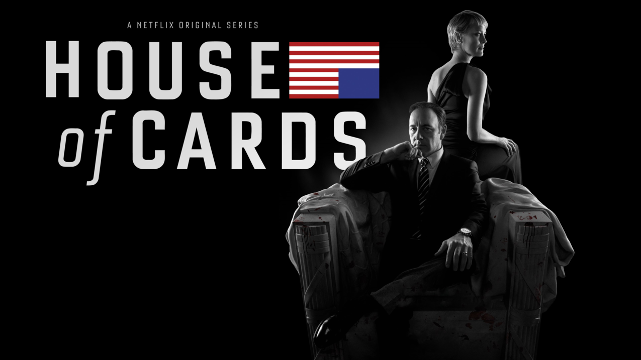 FrankUnderwood,KevinSpacey,RobinWright,ClaireUnderwood,坐,夫妇,巴勃罗,家庭扑克牌,美国国旗,Netflix,黑色背景,电视