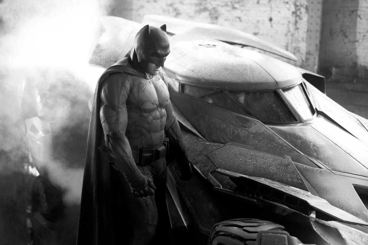 BenAffleck,蝙蝠侠,BatmanvSuperman,正义,Batmobile,电影,单色