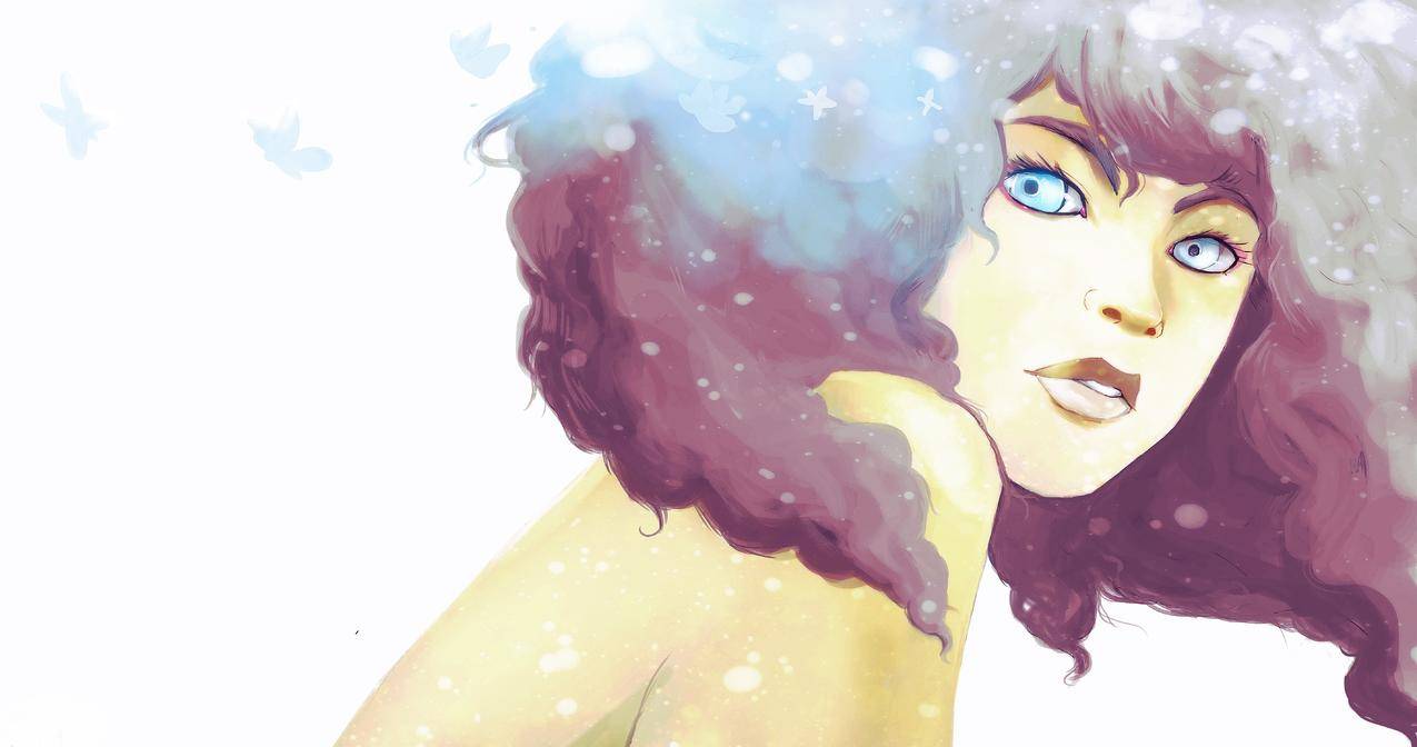原创人物,艺术品,水彩画