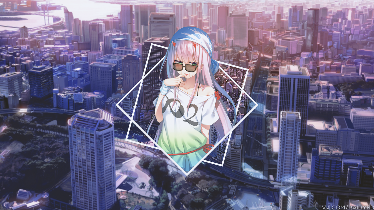 动漫,animegirls,图片内图片,ZeroTwoDarlingintheFranXX,编码：002,DarlingintheFranXX