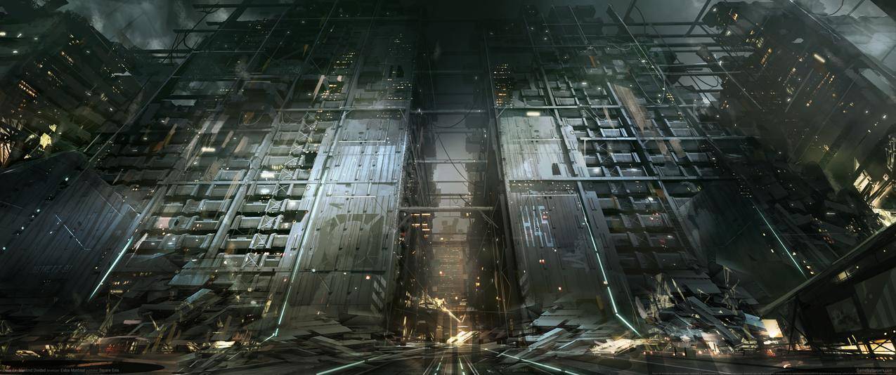 视频游戏,超宽,超宽,DuxEX：MaunkDead,赛博朋克,视频游戏,DeusEx