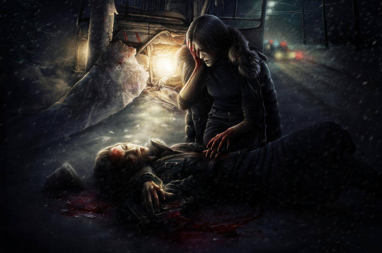 女人,死亡,艺术品