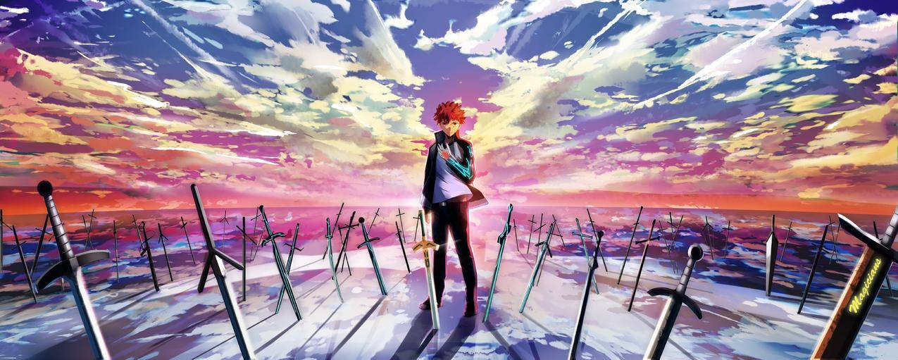 动漫,命运/夜,ShirouEmiya,剑,命运/夜,无限的作品
