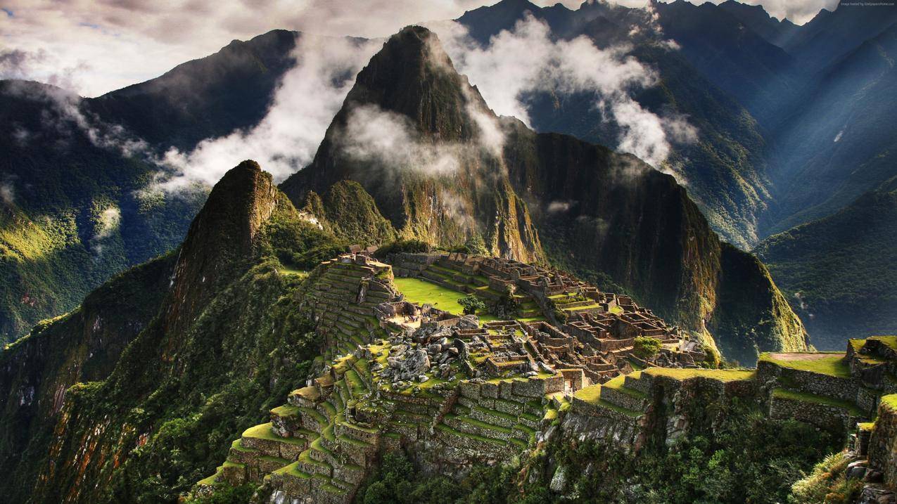 MachuPicchu,自然,云,HDR,山脉