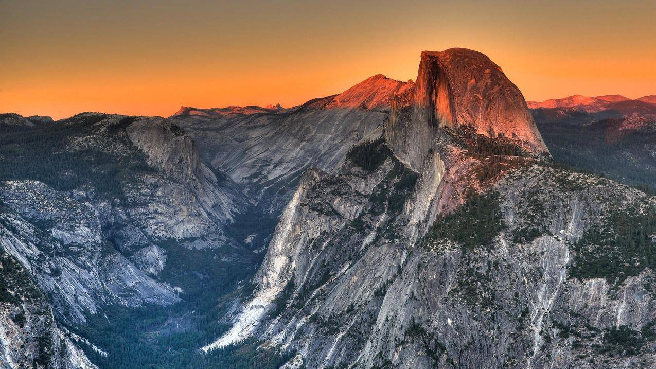 山脉,山谷,ElCapitan,YosemiteNationalPark