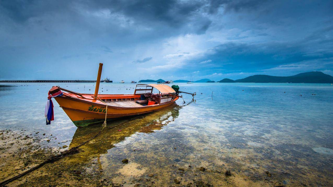 船,风景,泰国,大海