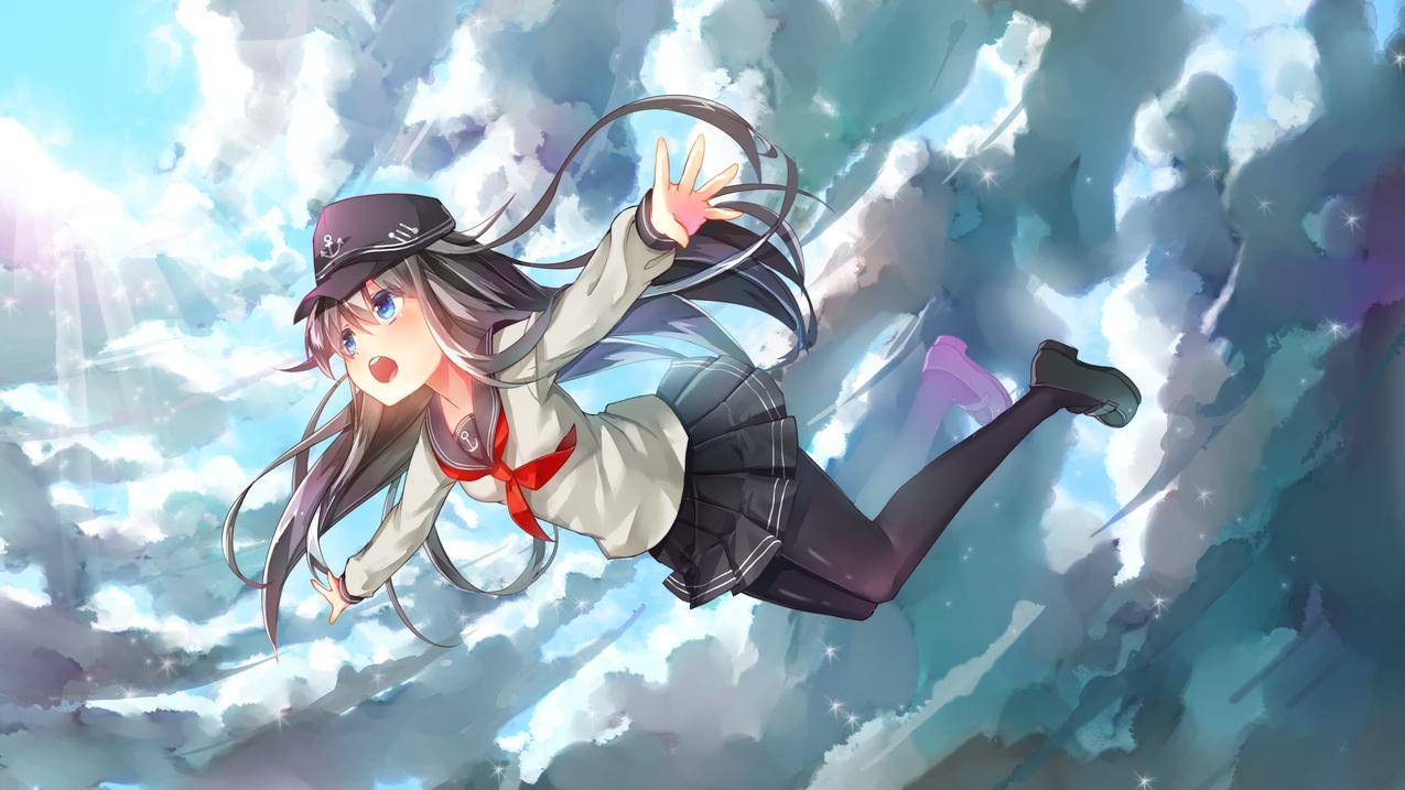 长毛,小动物,裙子,KantaiCollection,校服,Akatsuki,坎科勒