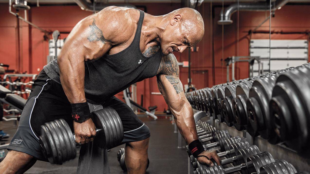 dwaynejohnson,名人,和肌肉