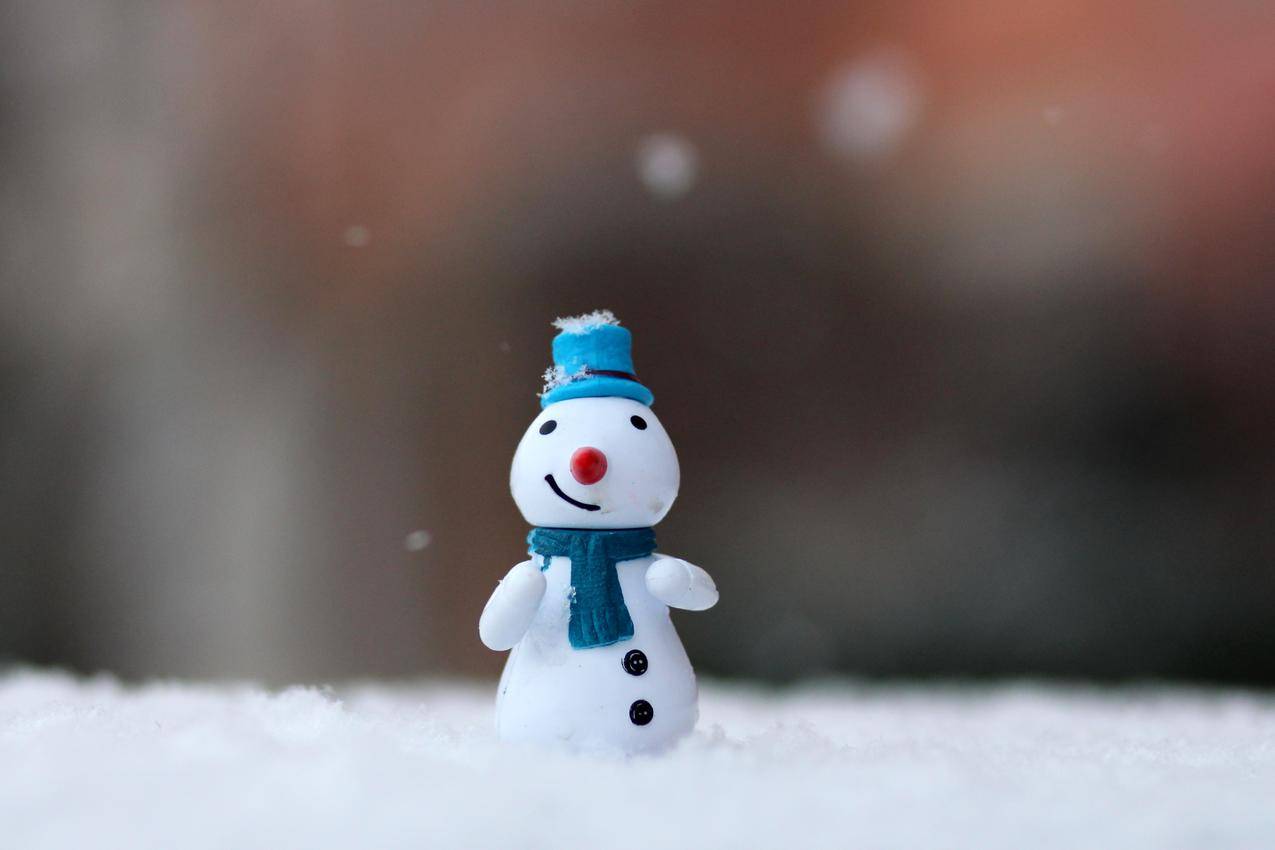 冬季,圣诞节,小雪人,玩具,5K图片