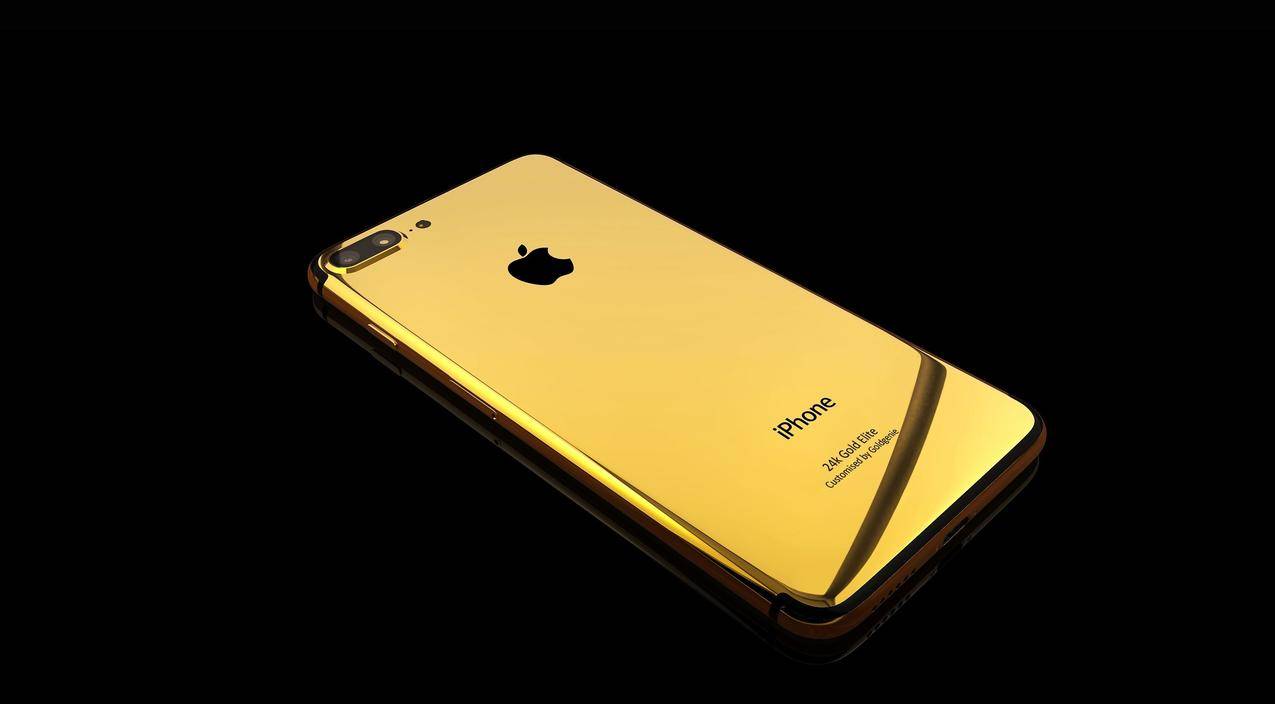苹果iPhone,iPhone7金色,24K金4K图片