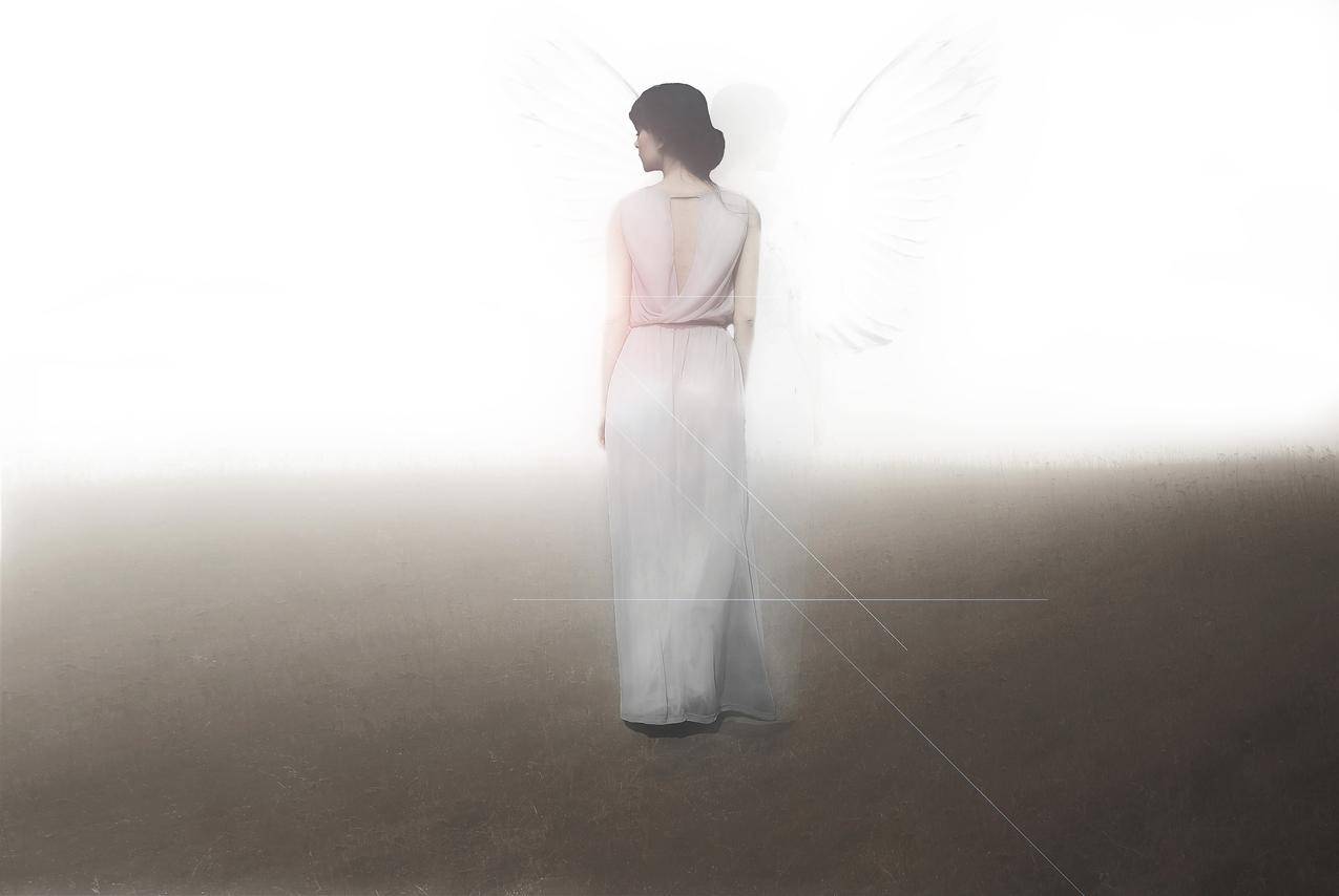 天使,女人,光,闪耀,女神,4K背景图片