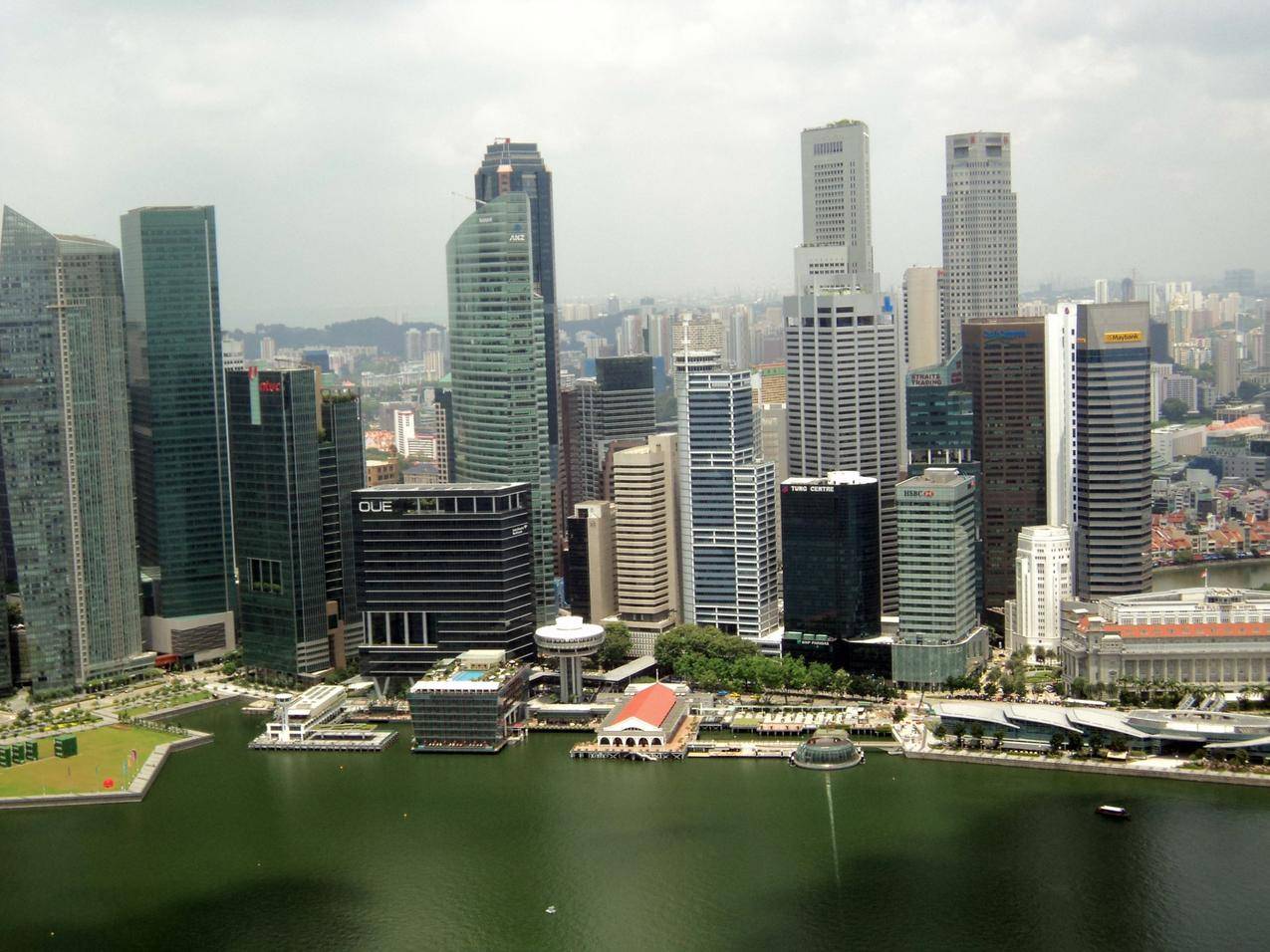 新加坡城市高楼建筑