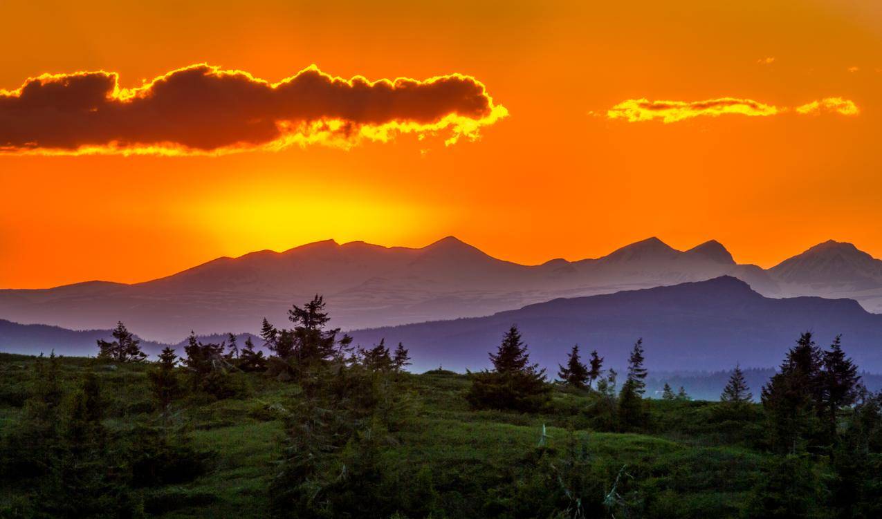 森塞特天山风景观