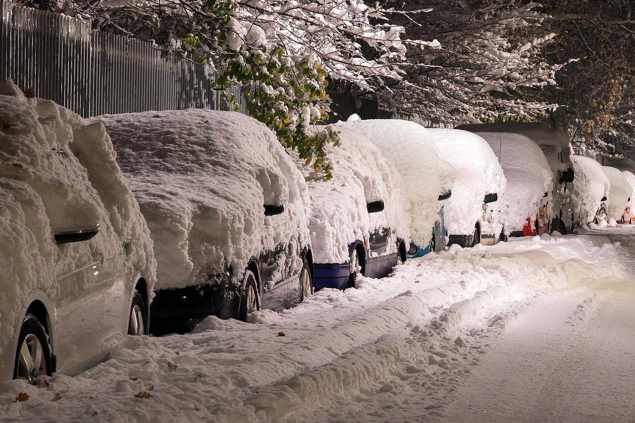 cc0免费可商用的冷,雪,车,路高清图片