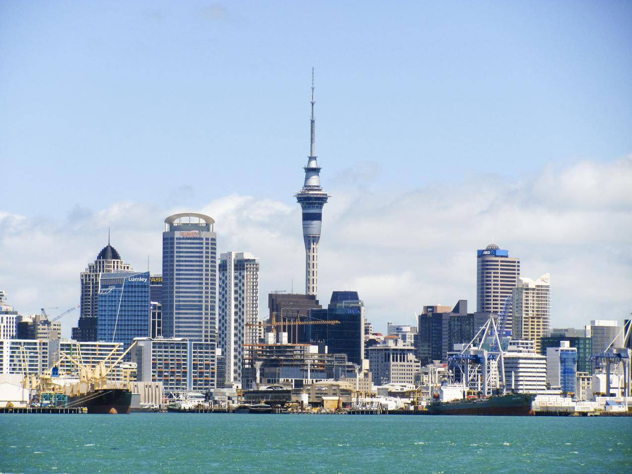 新西兰奥克兰城市高楼建筑图片