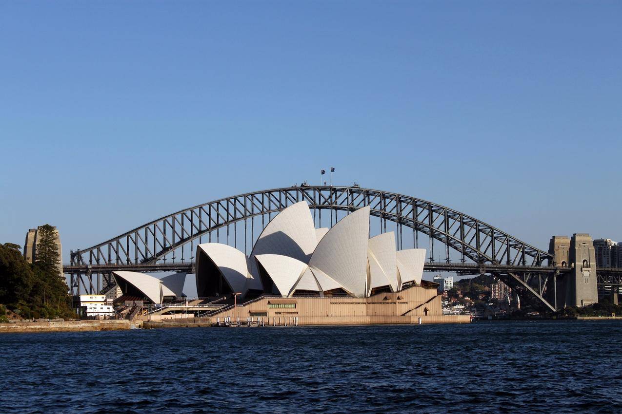 悉尼歌剧院建筑高清图片