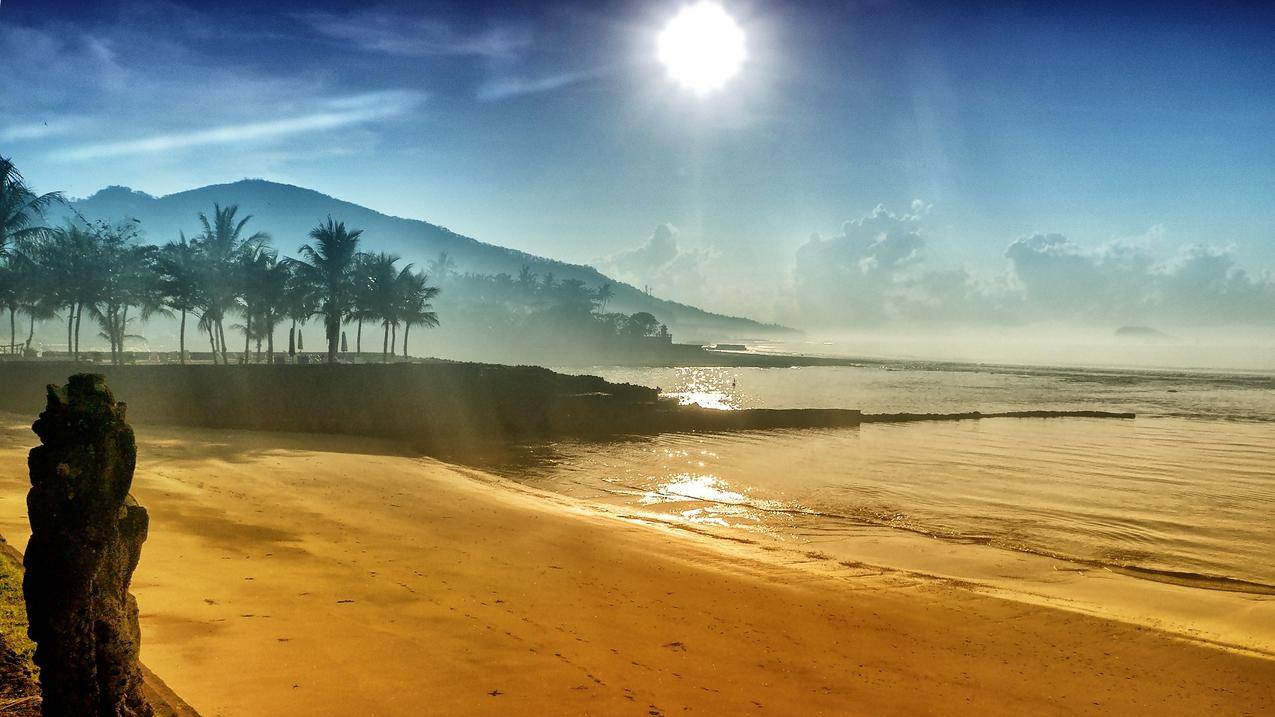 印尼巴厘岛海湾风景