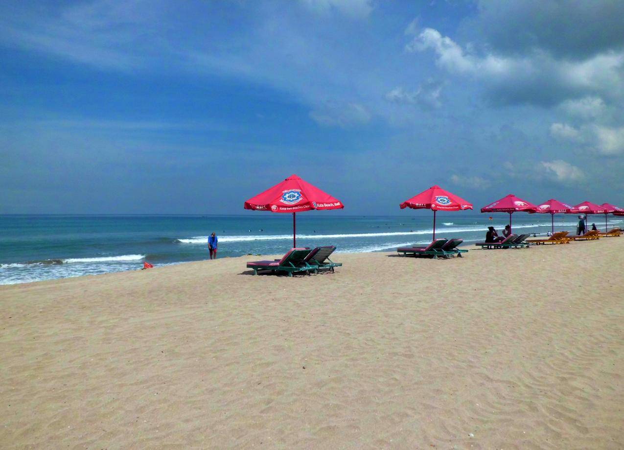 印度尼西亚夏天的海滩风景