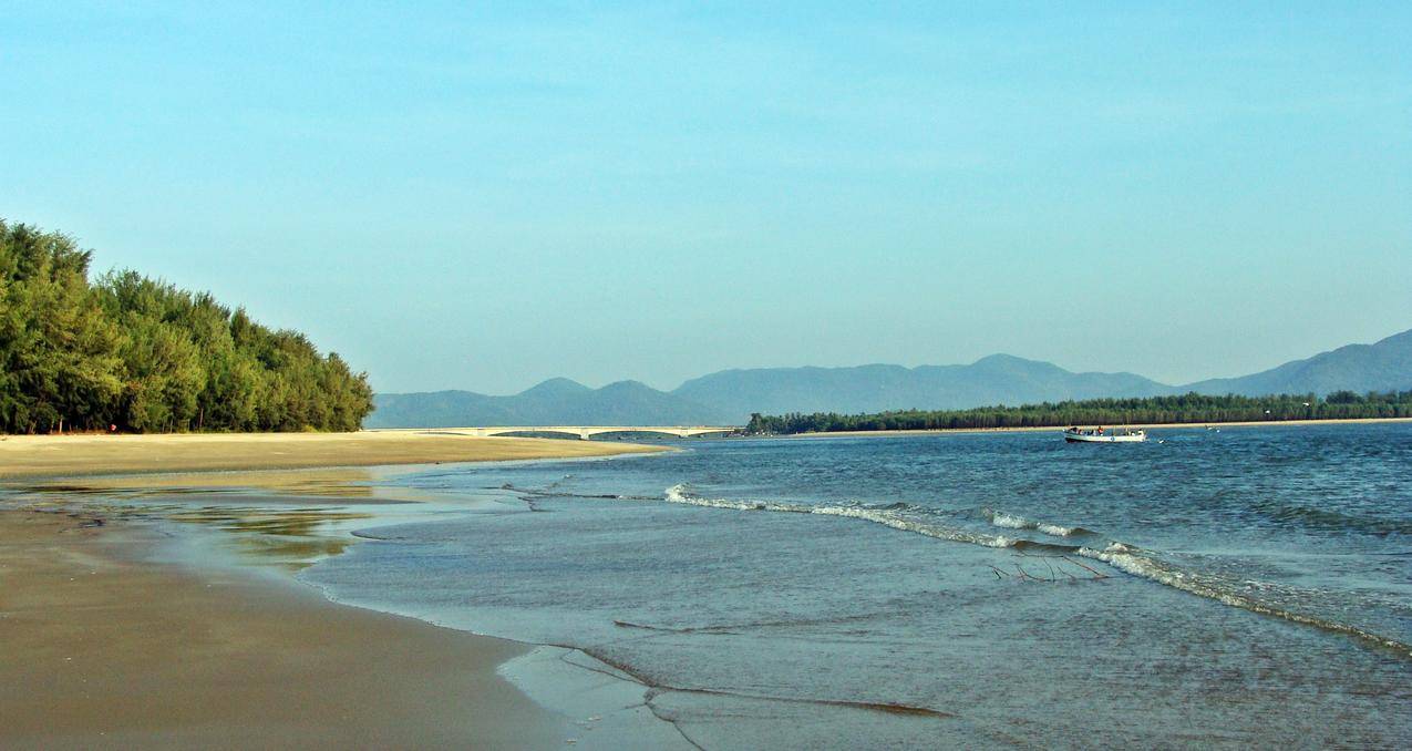 印度阿拉伯海海滩风景