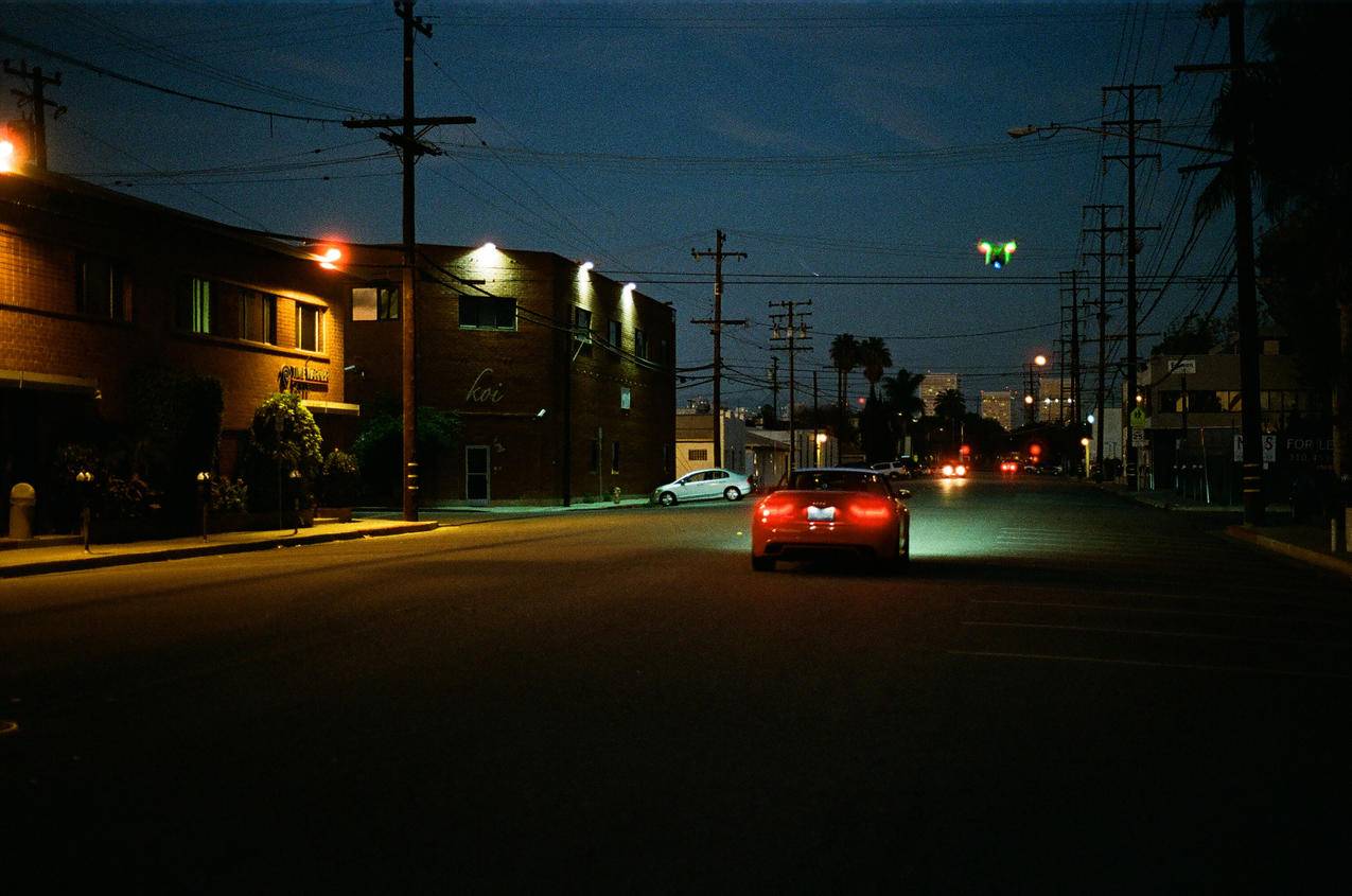cc0免费可商用股票照片的夜晚,街道,黑暗,汽车