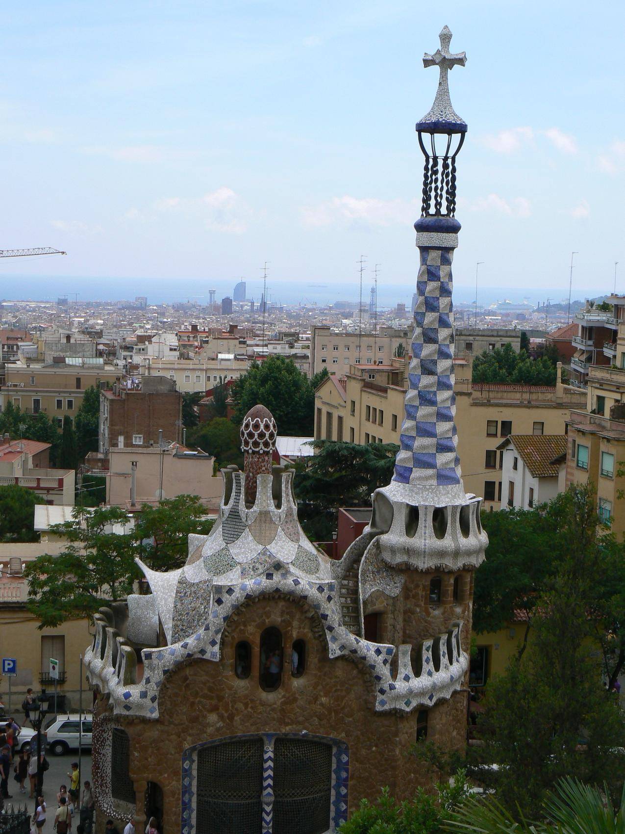巴塞罗那的建筑高清图片