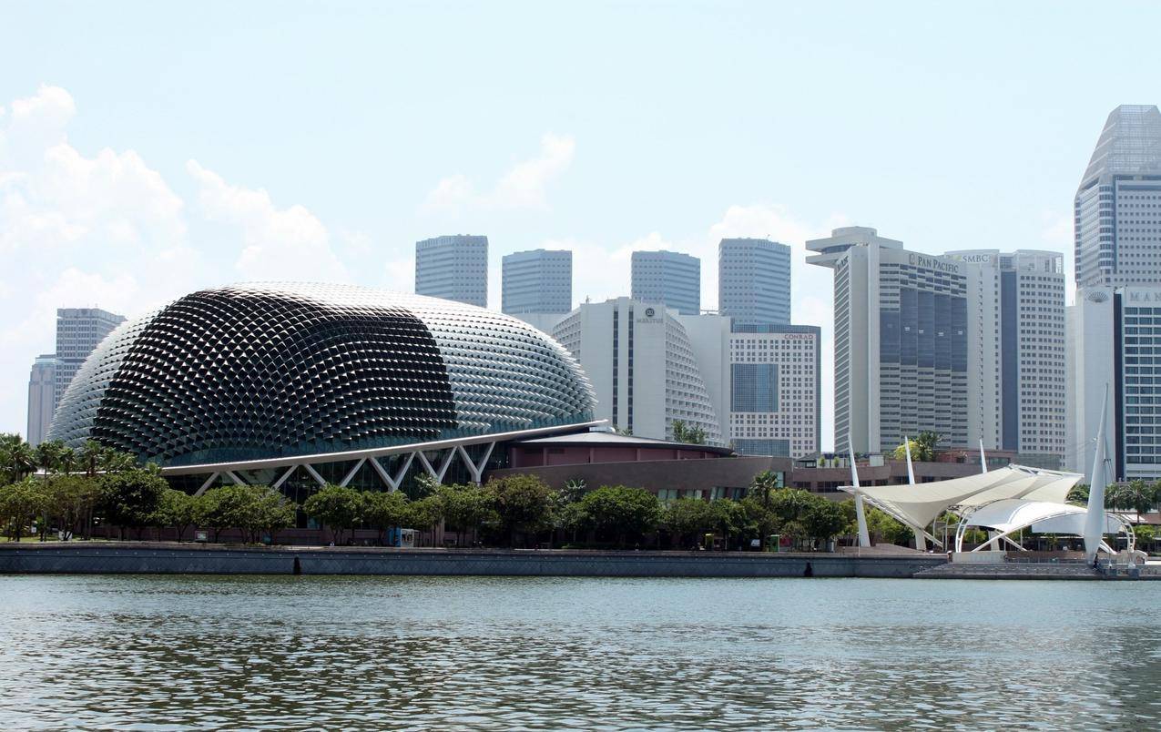 新加坡滨海艺术中心建筑图片