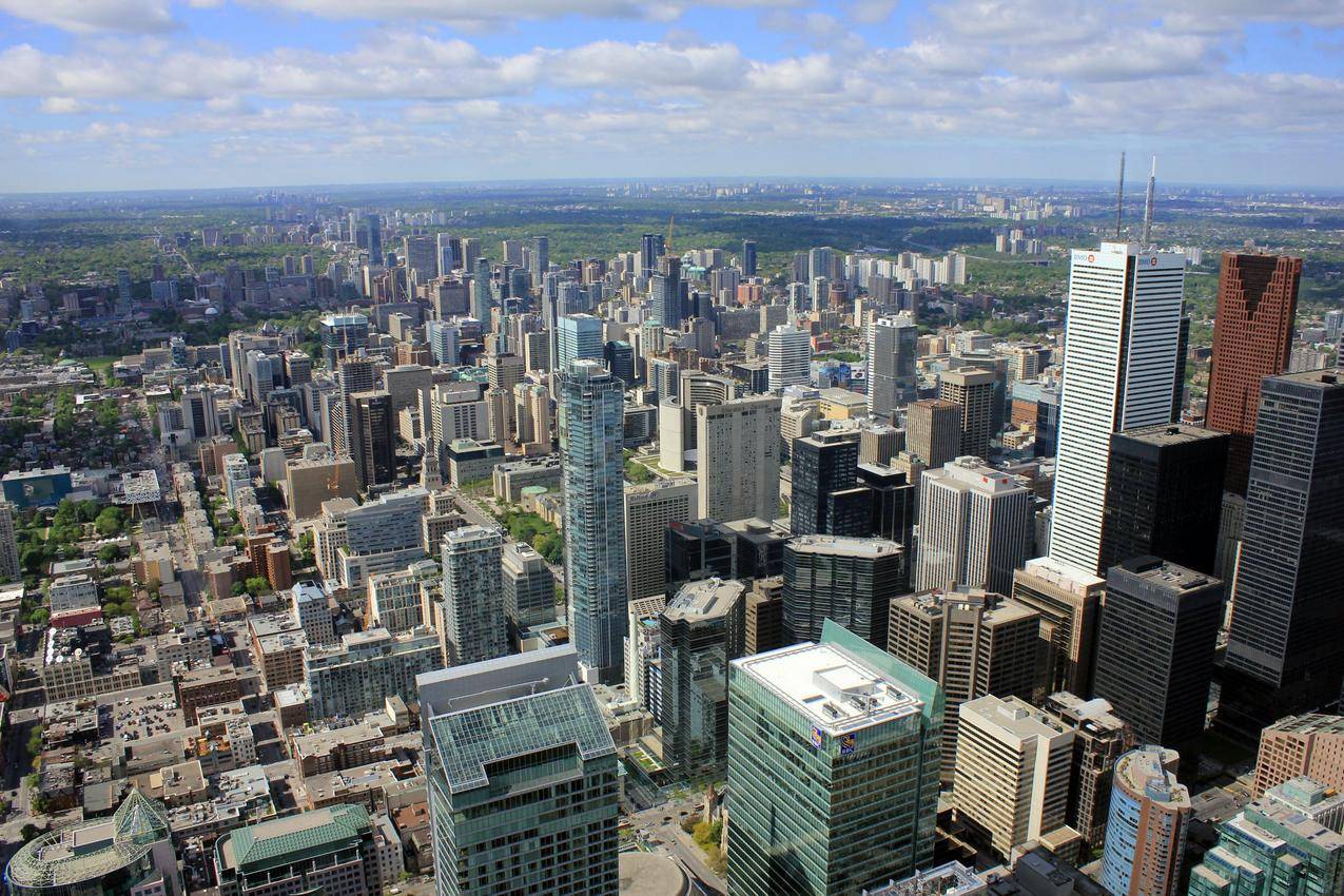 加拿大多伦多城市高楼大厦