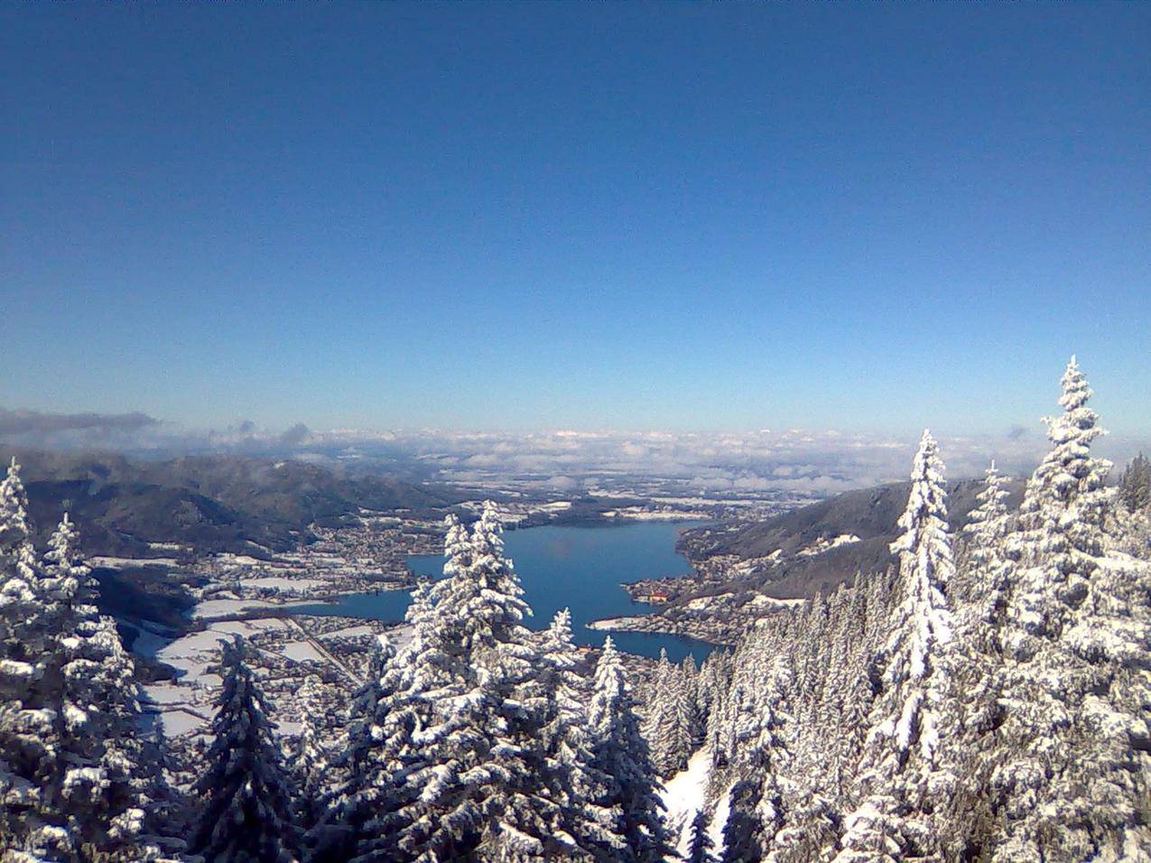 冬天巴伐利亚的冬天景观图片
