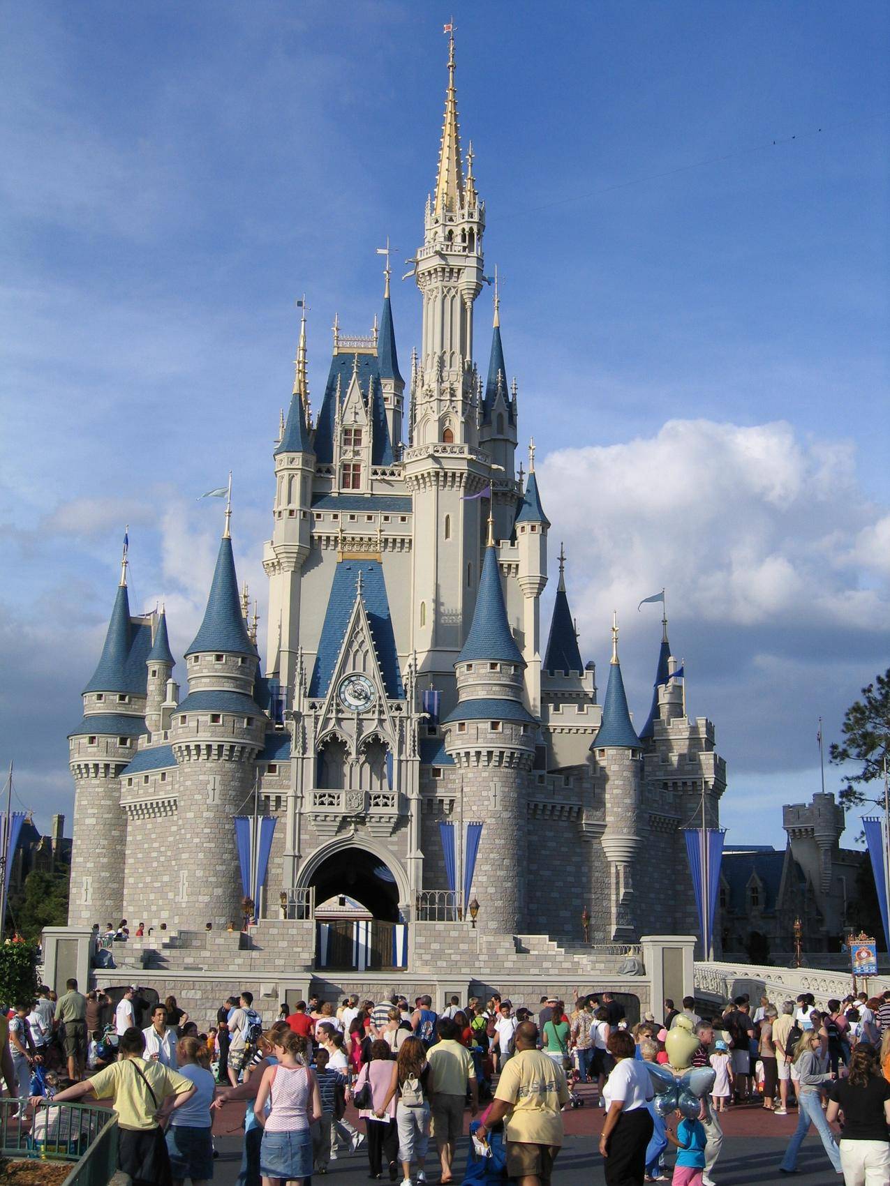 迪士尼乐园城堡高清图片