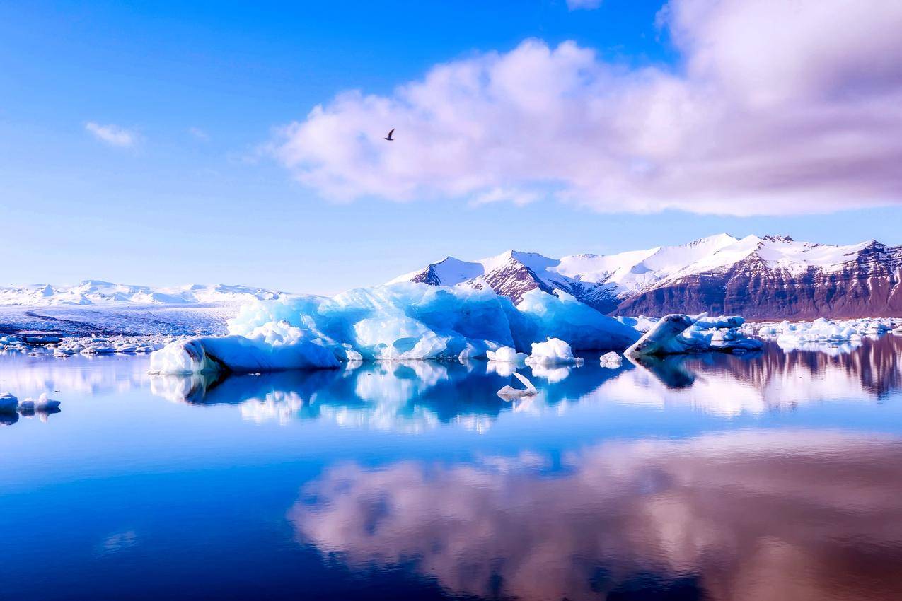 冰岛,雪,海cc0可商用高清图片
