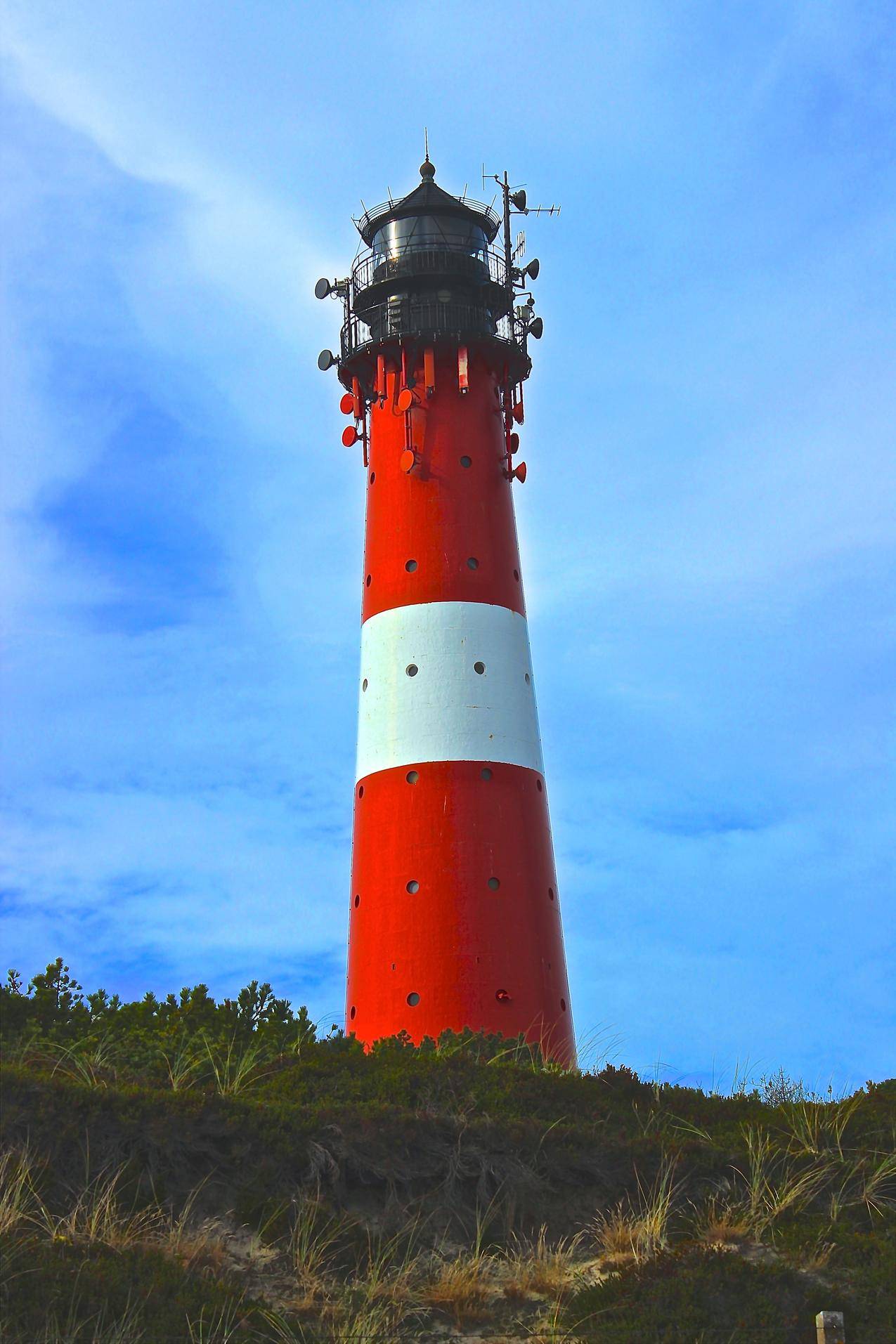 叙尔特岛的灯塔建筑图片