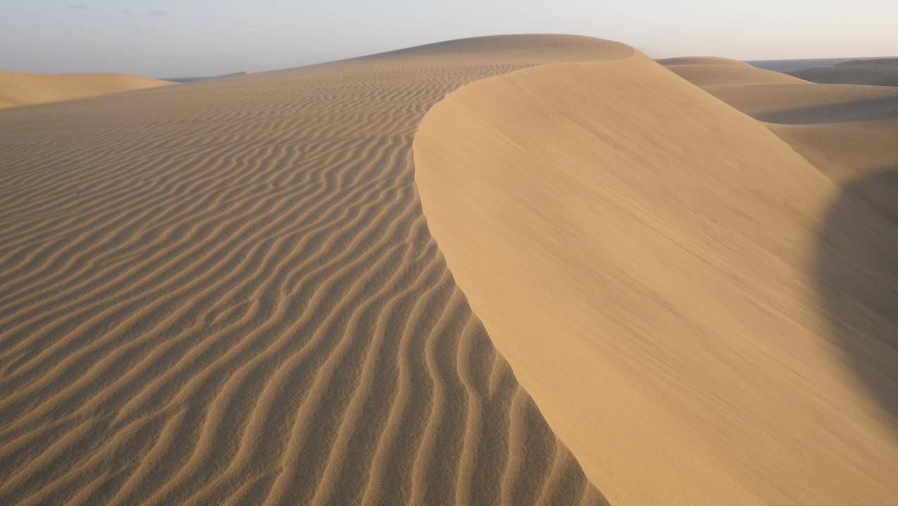 沙漠沙丘景观高清图片