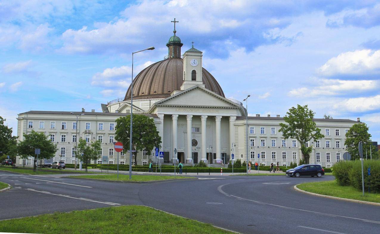 波兰比得哥什教堂建筑图片