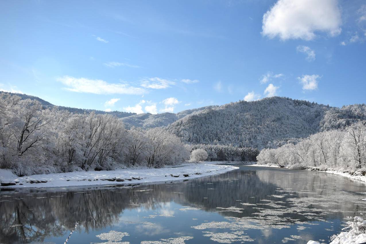 cc0可商用高清的冷,雪,景,山图片