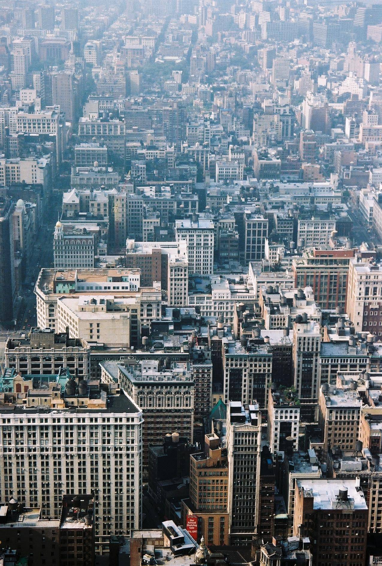 城市建筑物航空摄影