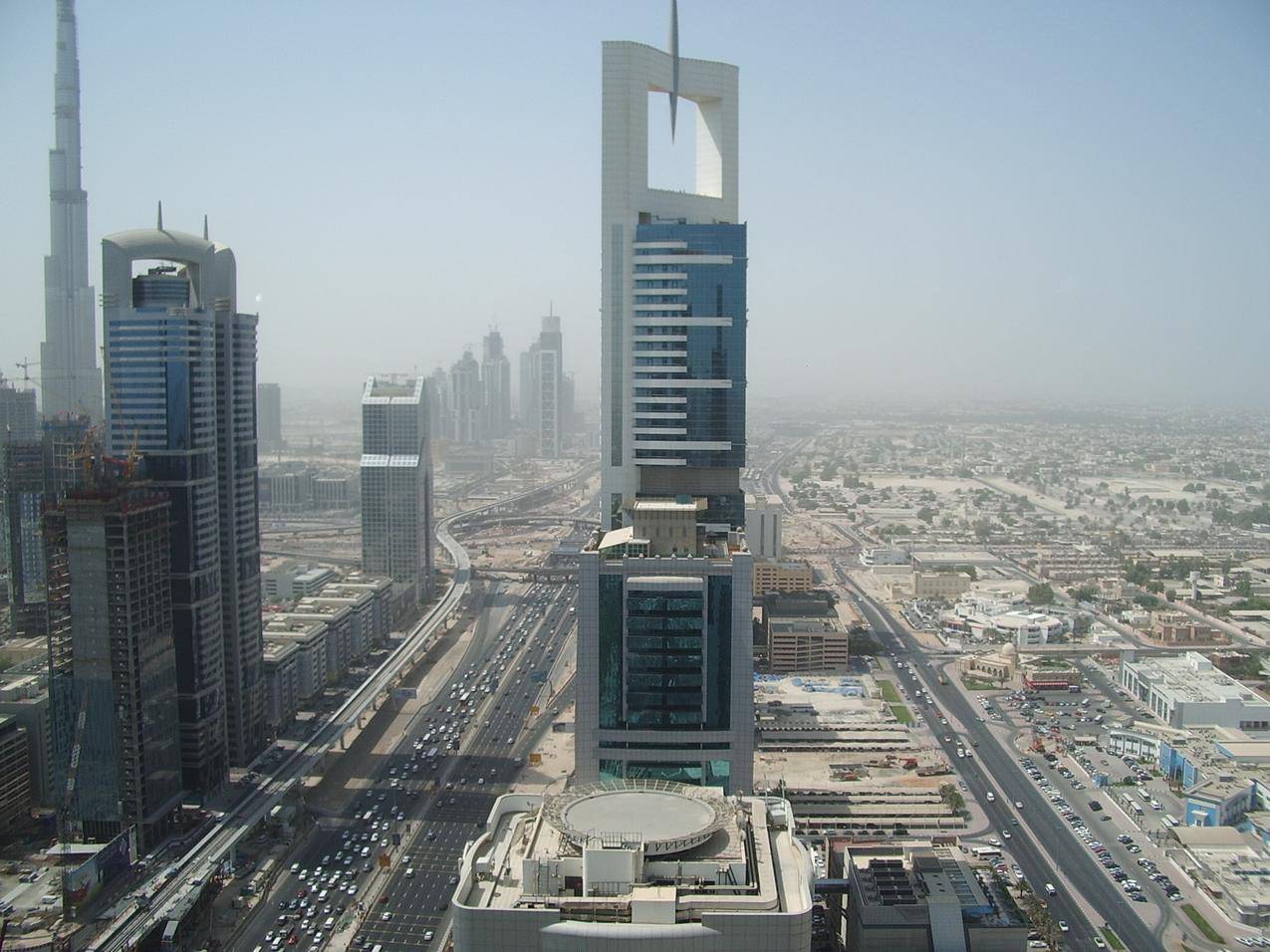 阿联酋迪拜城市建筑高清壁纸