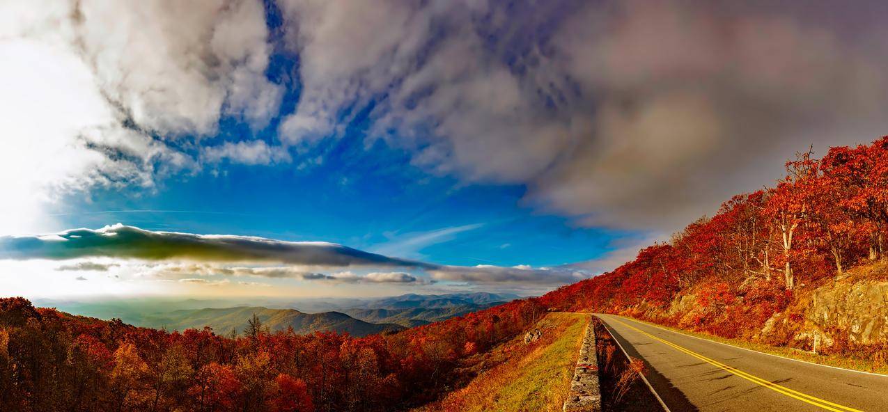 云天山路风景