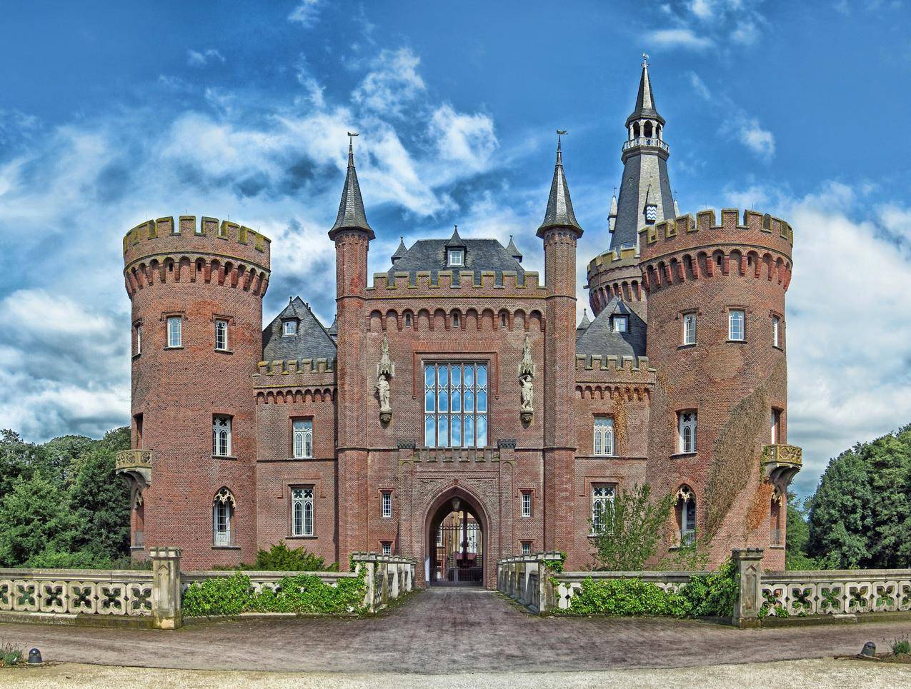 德国的城堡建筑高清图片