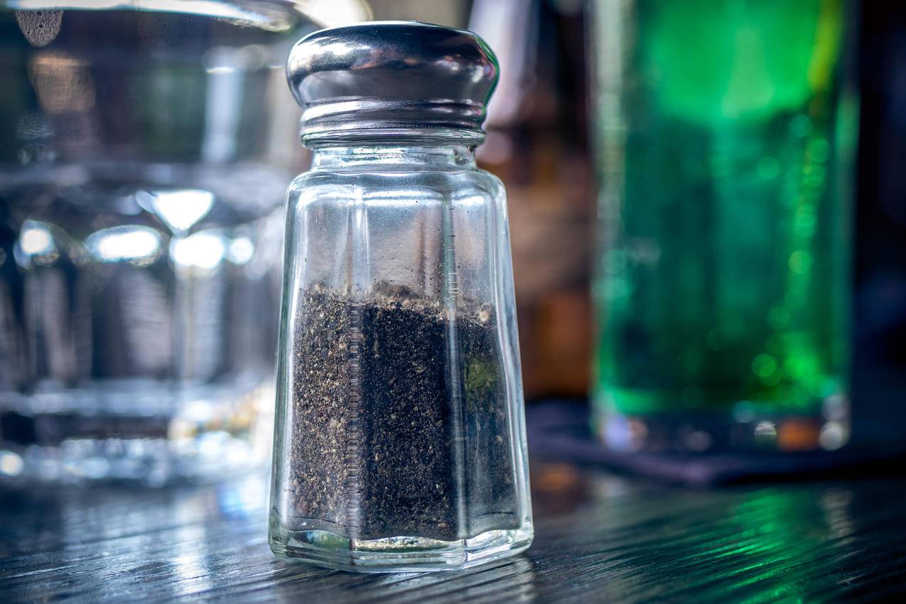 清除Glass,Pepper,Shaker