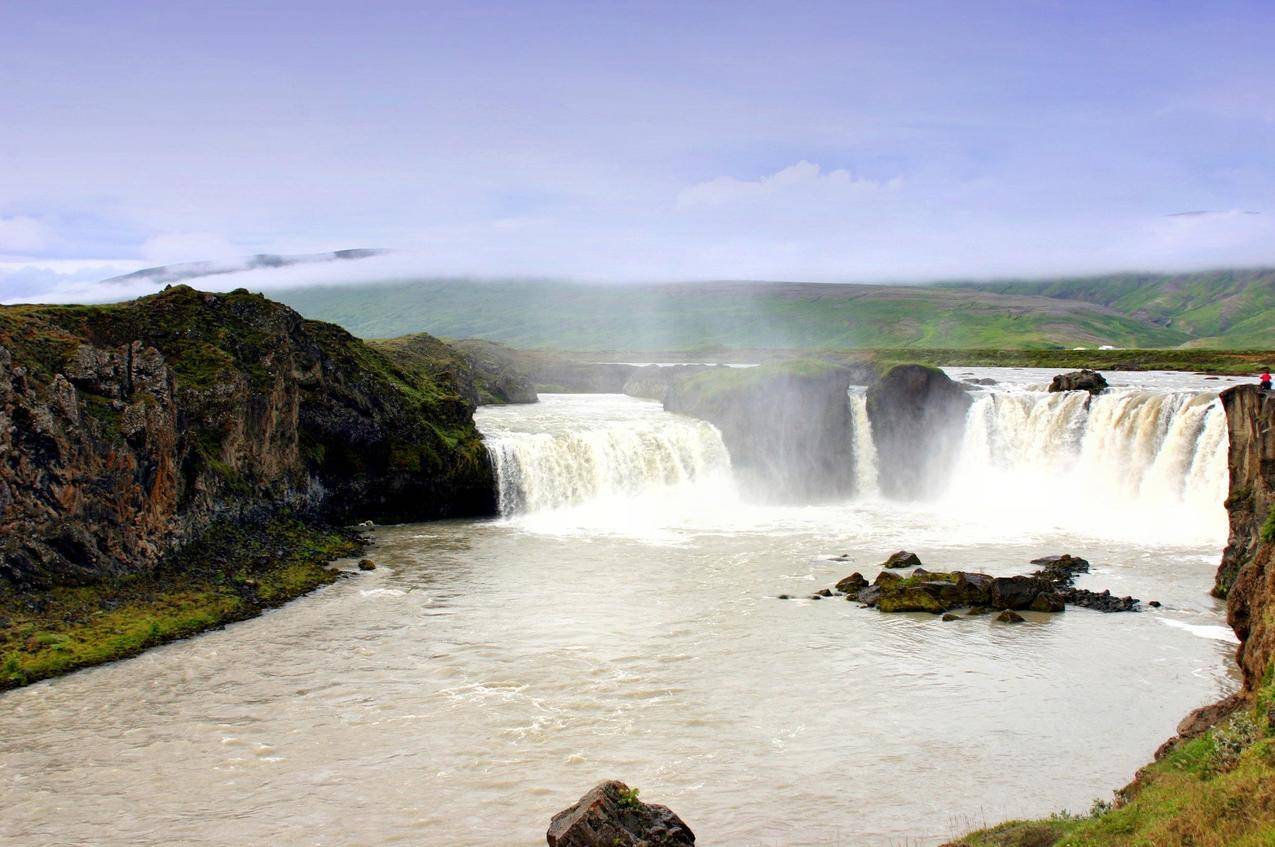 冰岛瀑布高清图片
