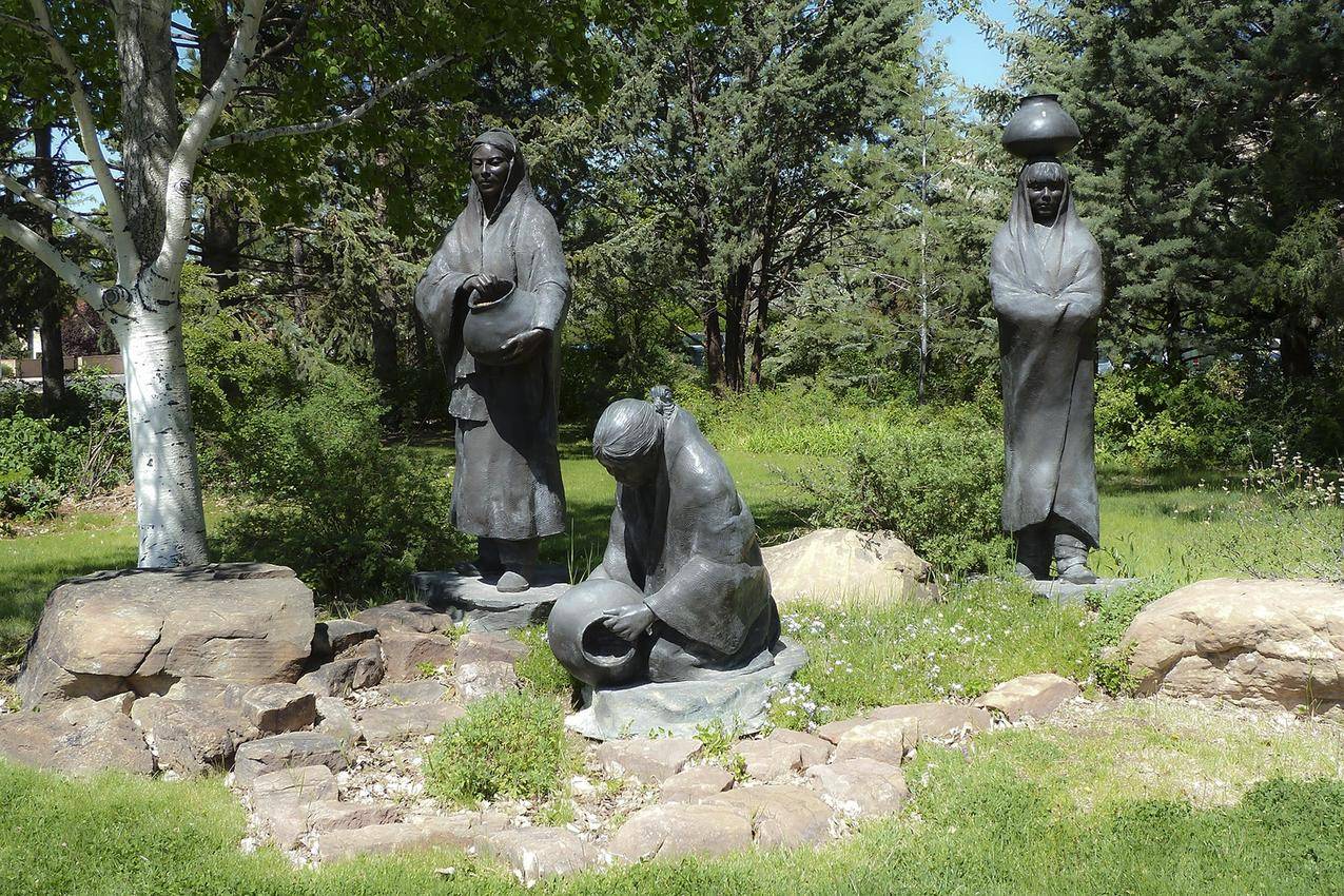 加拿大渥太华的公园景观雕塑