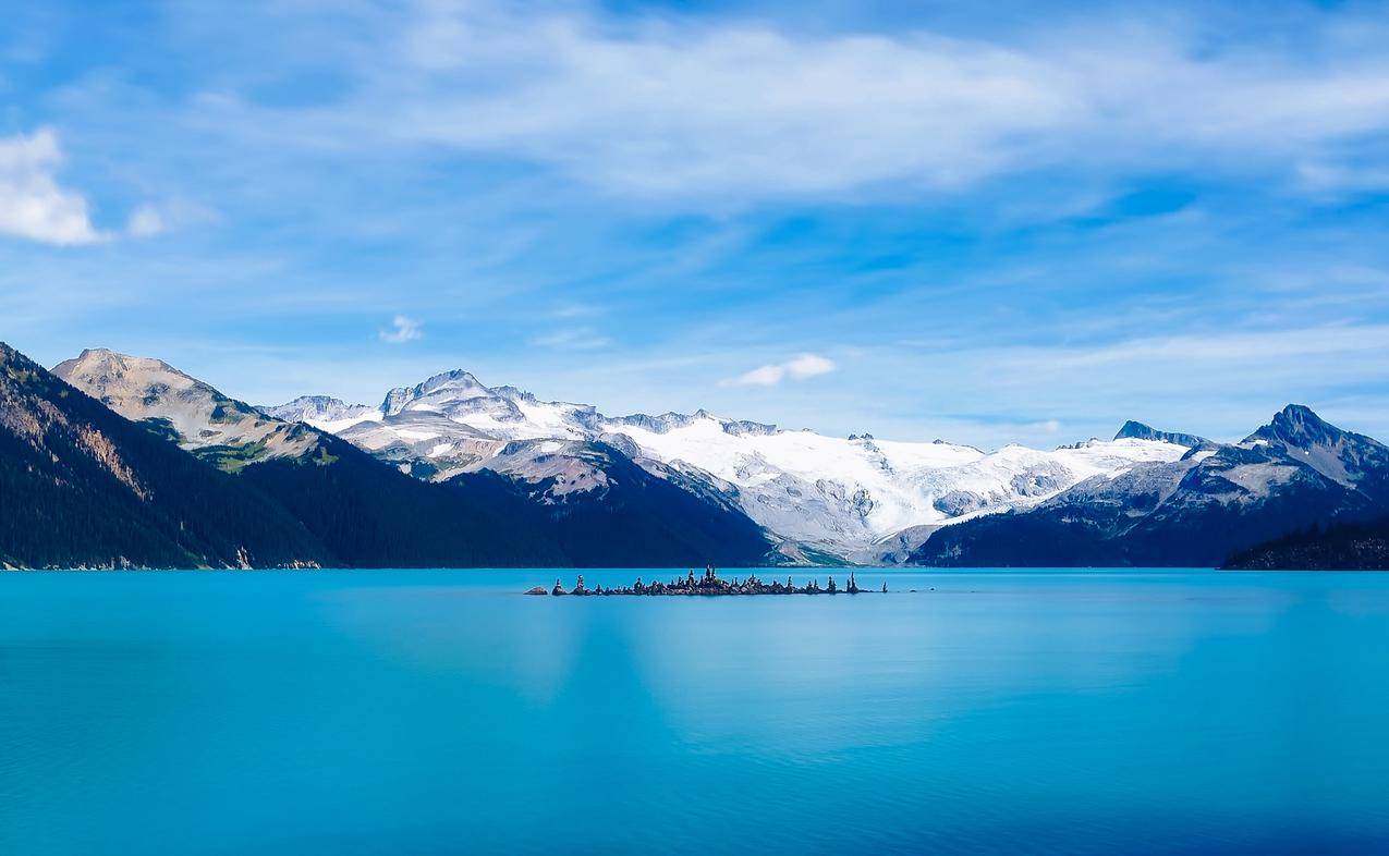 冰山湖景