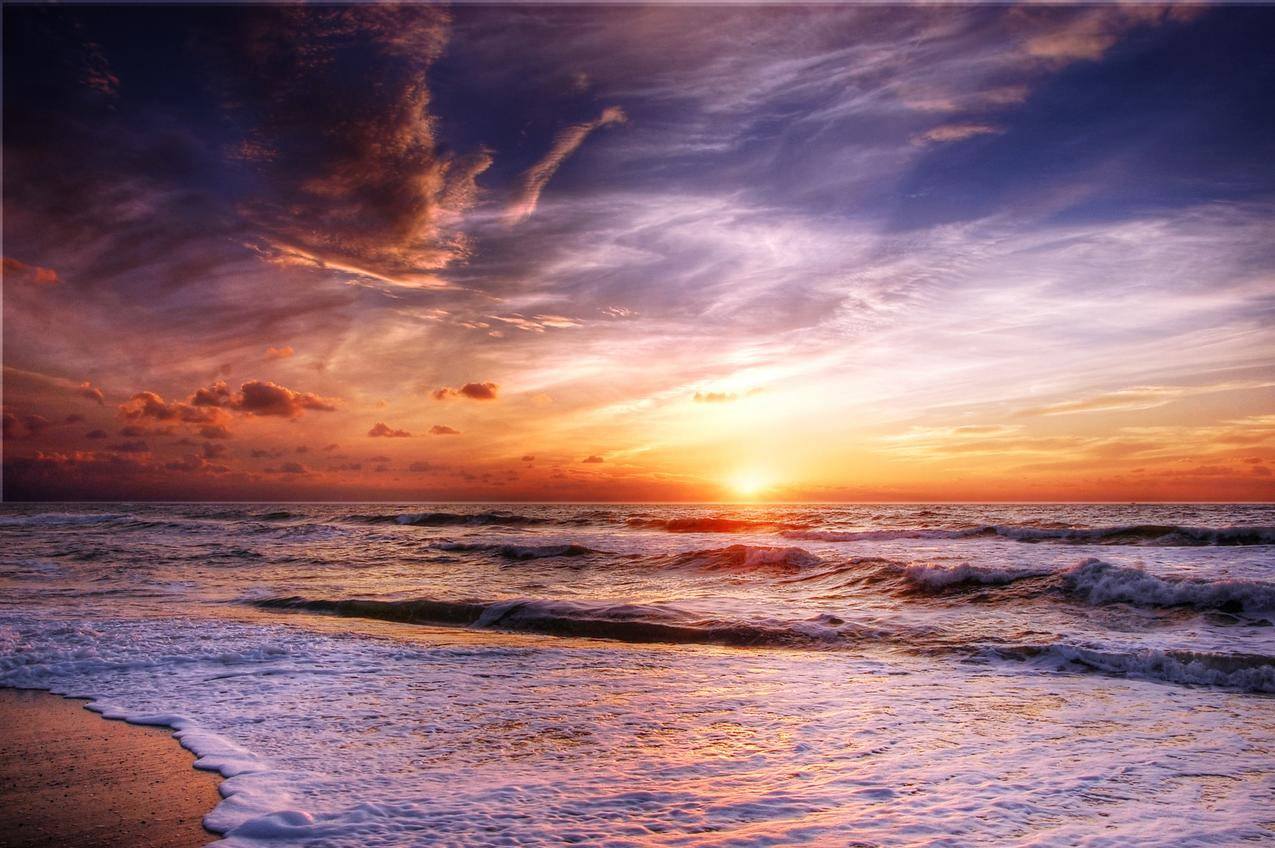 海洋,黎明,风景,大自然cc0可商用图片