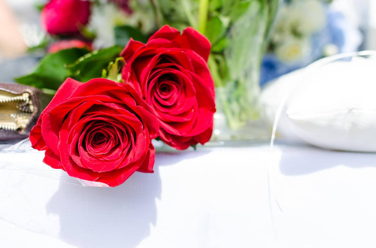 Rose,Bouquet的特写镜头