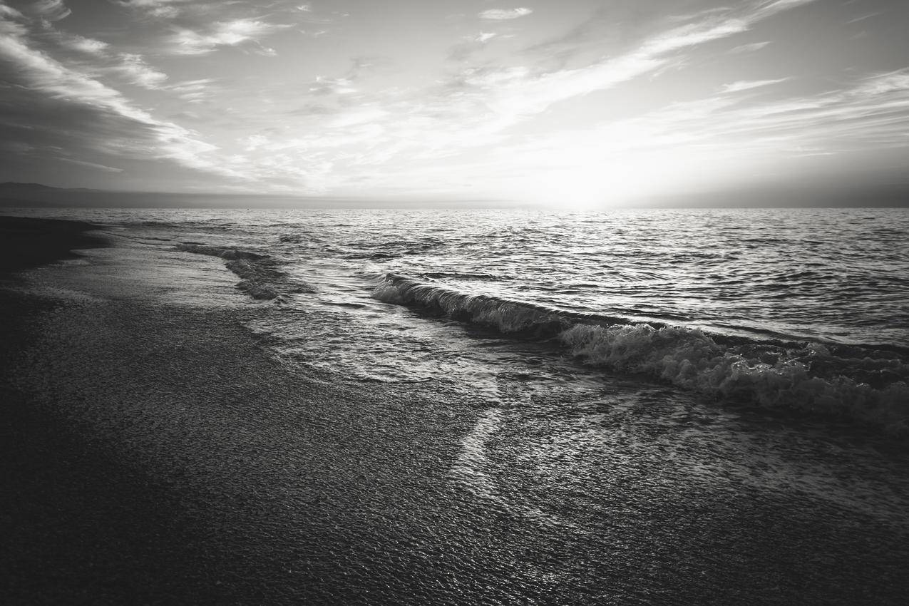海边黑白摄影|摄影|风光摄影|沐风摄影 - 原创作品 - 站酷 (ZCOOL)