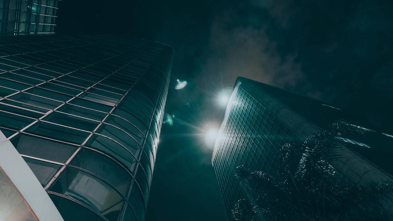黑色建筑