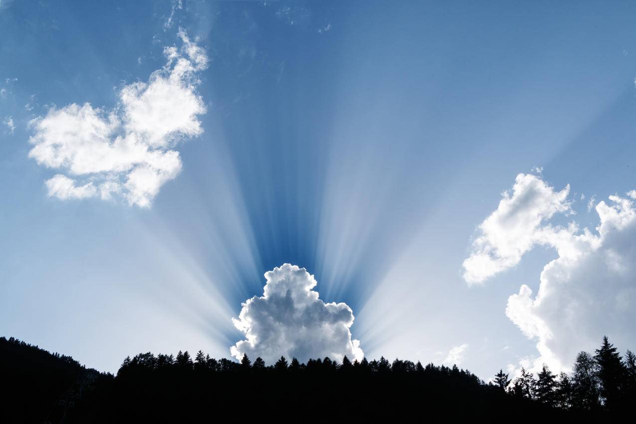 大自然,云,树,蓝天的cc0可商用高清大图