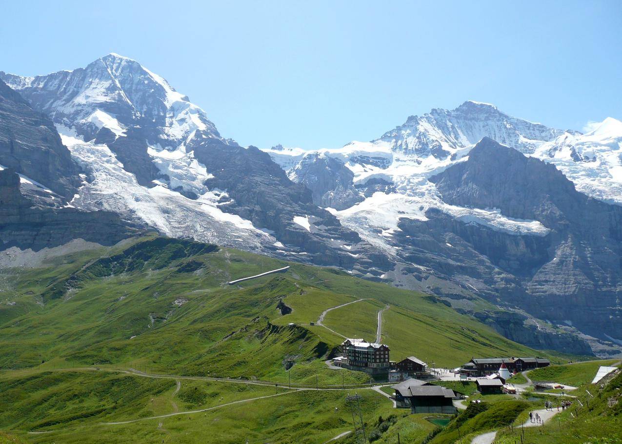 瑞士阿尔卑斯山高清图片