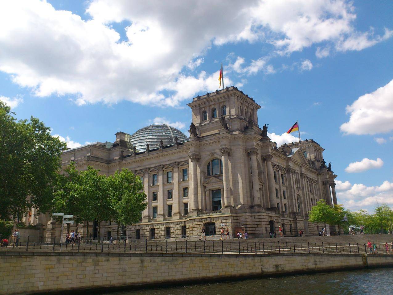 德国柏林国会大厦建筑图片